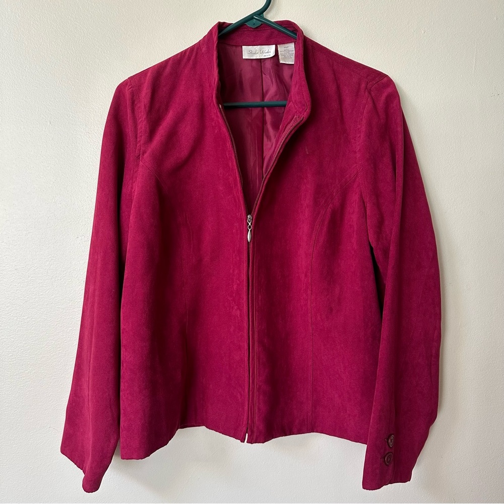 Vintage Pink Suede Jacket